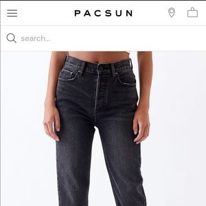 pacsun mom jeans